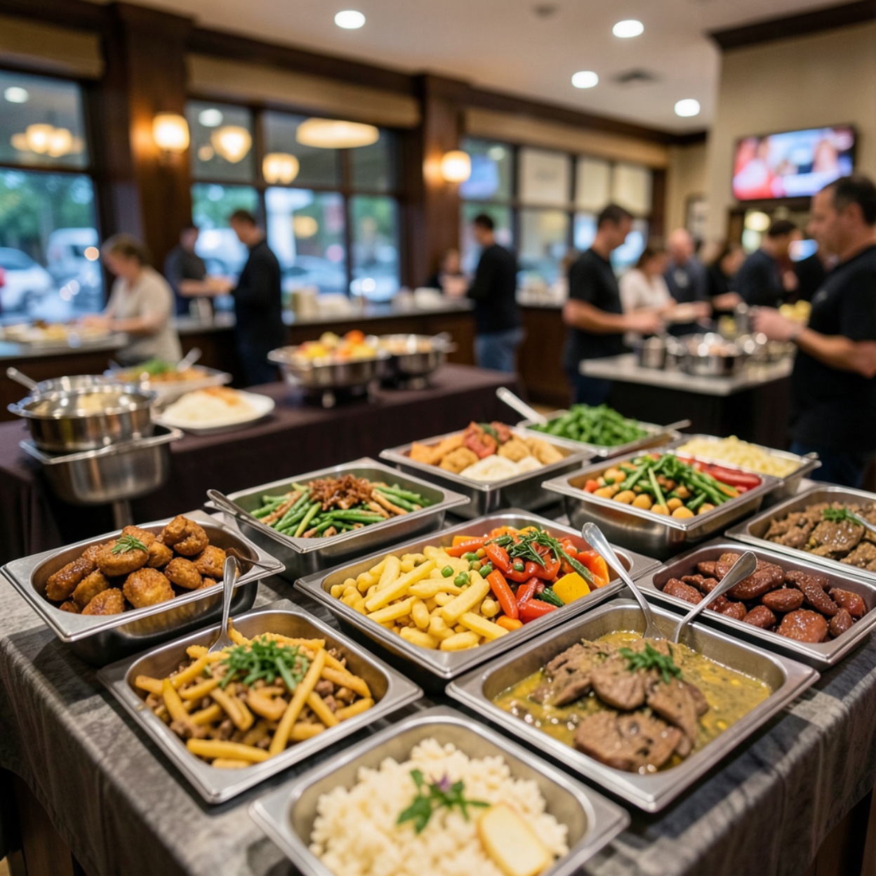 Western Food Buffet for 50 person